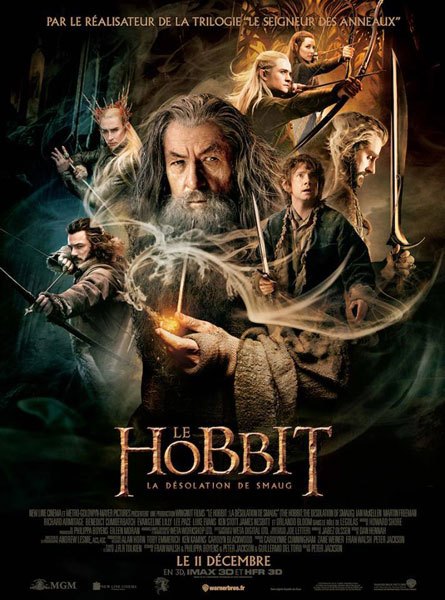 hobbit désolation smaug affiche film