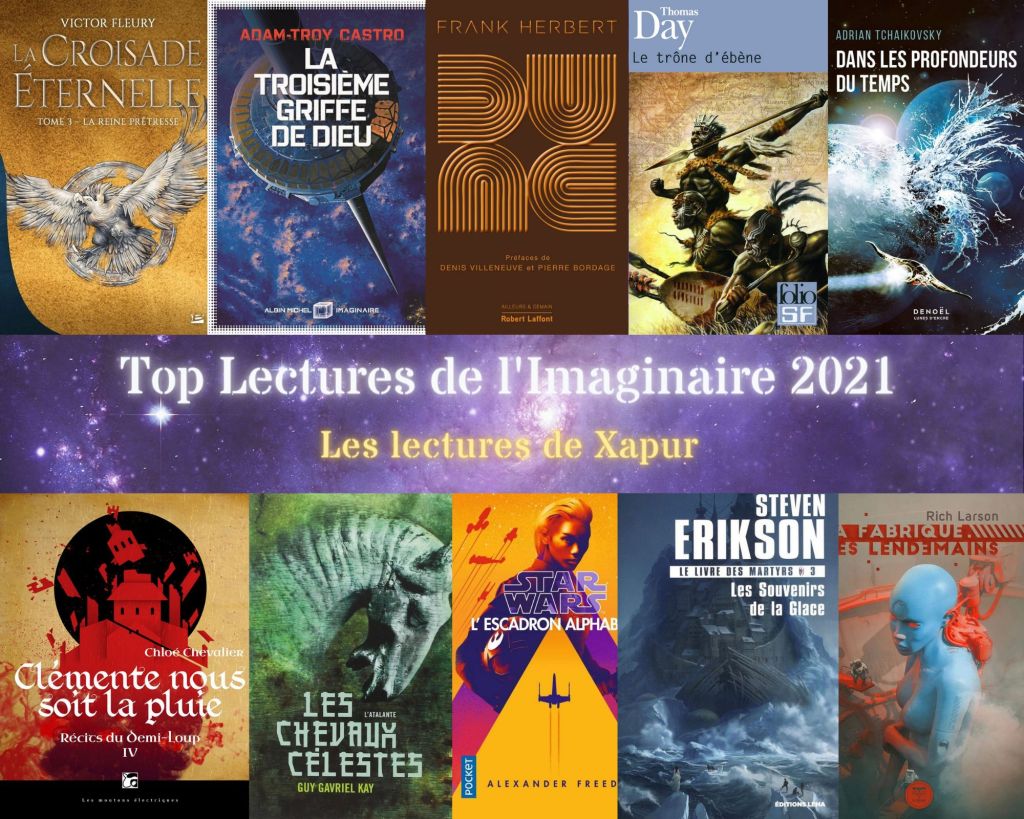 top 10 meilleurs livres imaginaire science-fiction fantasy 2021